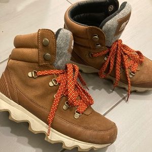 Sorel Brown Lace up Boots